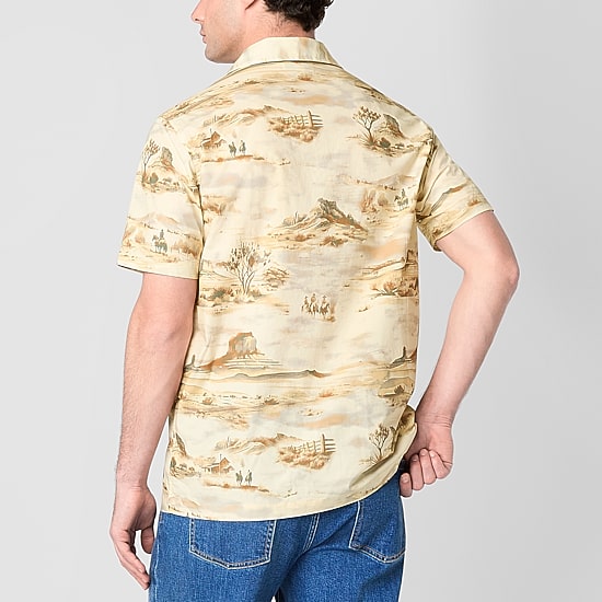 Frye and Co. Mens Short Sleeve Regular Fit Button-Down Shirt