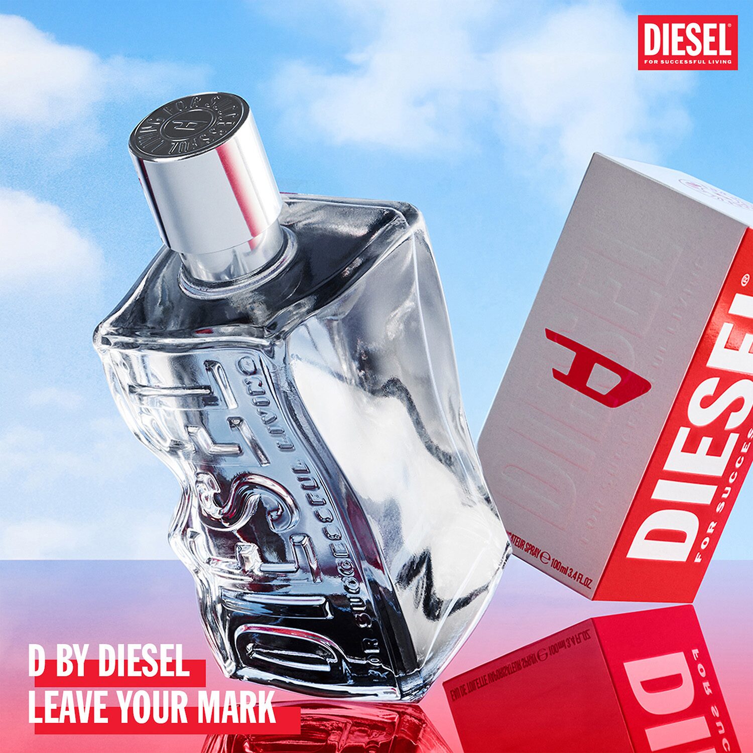 D By Diesel Eau De Toilette 1.7 Oz 2-Pc Gift Set ($72 Value)