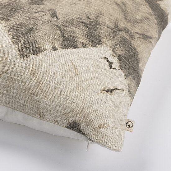 Indigo Road by Egypt Sherrod Kanoko Shibori Chevron 100% Cotton Square Throw Pillow