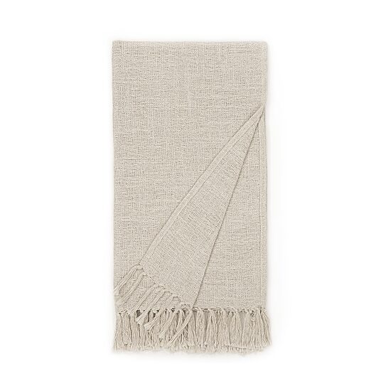 Indigo Road by Egypt Sherrod Olema Loose Weave Tasseled Linen Blend Midweight Throw