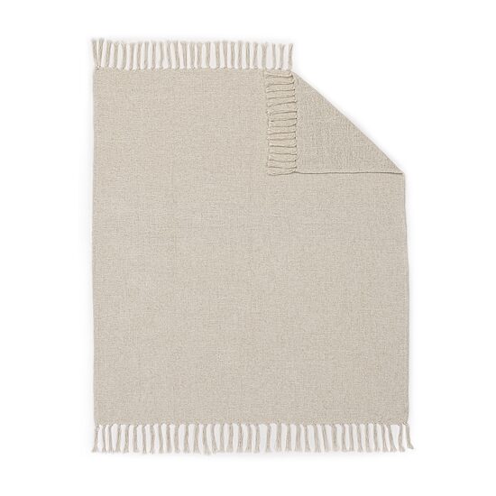 Indigo Road by Egypt Sherrod Olema Loose Weave Tasseled Linen Blend Midweight Throw