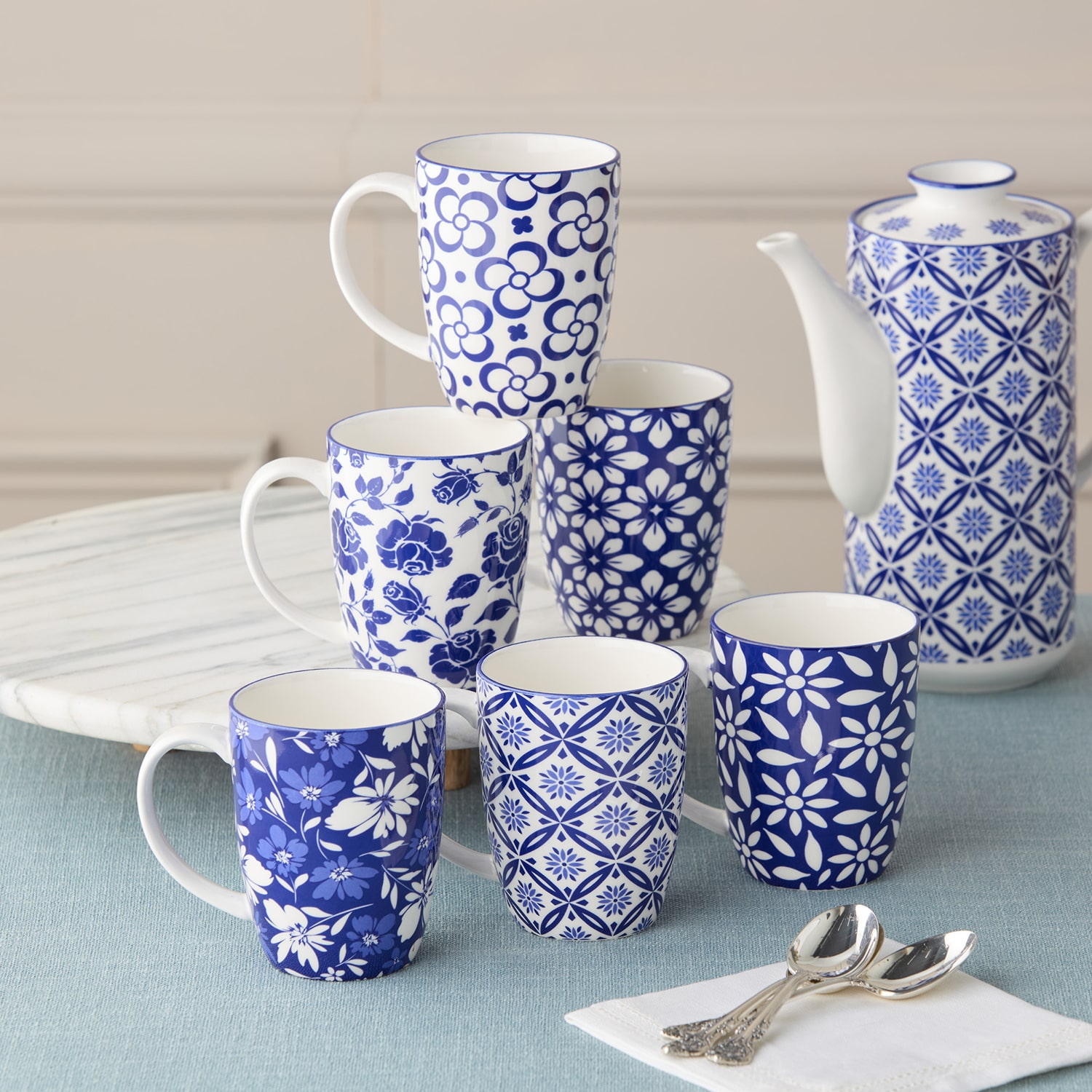 Certified International Madison 6-pc. Coffee Mug