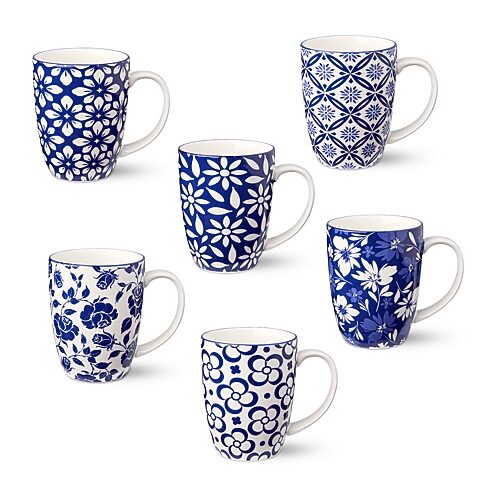 Certified International Madison 6-pc. Coffee Mug, One Size, Blue
