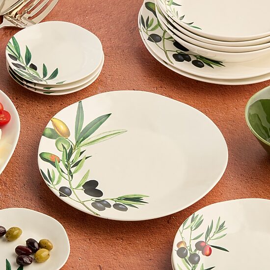 Certified International Oliva 4-pc. Stoneware Dinner Plate