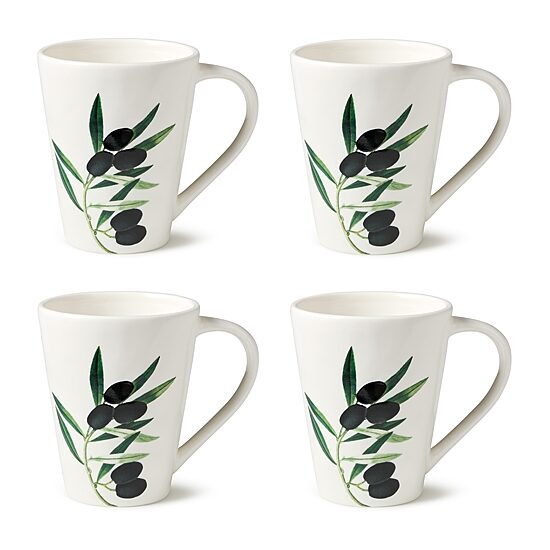 Certified International Oliva 4-pc. Coffee Mug