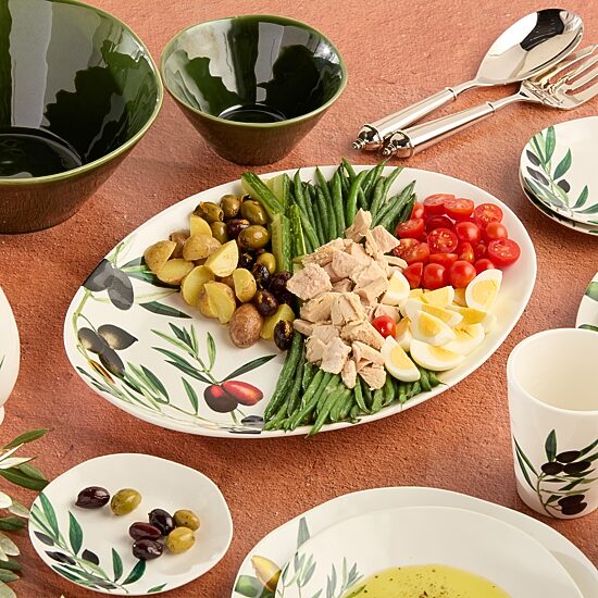 Certified International Oliva Stoneware Serving Platter