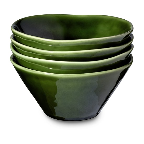 Certified International Verde 4-pc. Stoneware Ice Cream Bowl