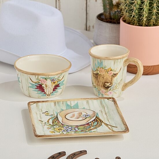 Certified International Rosewood 4-pc. Ceramic Salad Plate