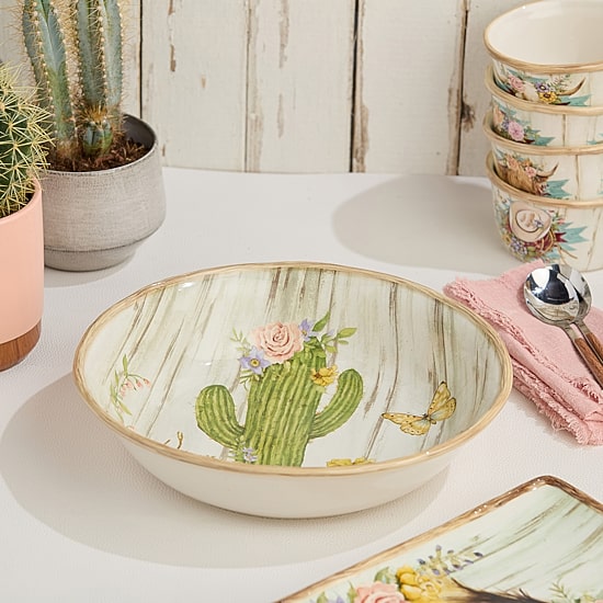 Certified International Rosewood Ceramic Serving Bowl