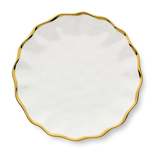 Certified International Regency Gold 4-pc. Porcelain Dinner Plate