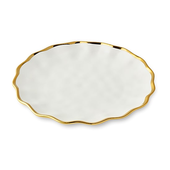 Certified International Regency Gold 4-pc. Porcelain Dinner Plate