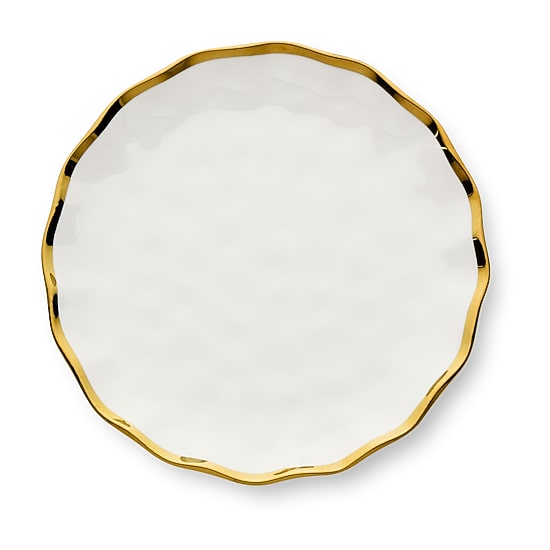 Certified International Regency Gold 4-pc. Porcelain Salad Plate