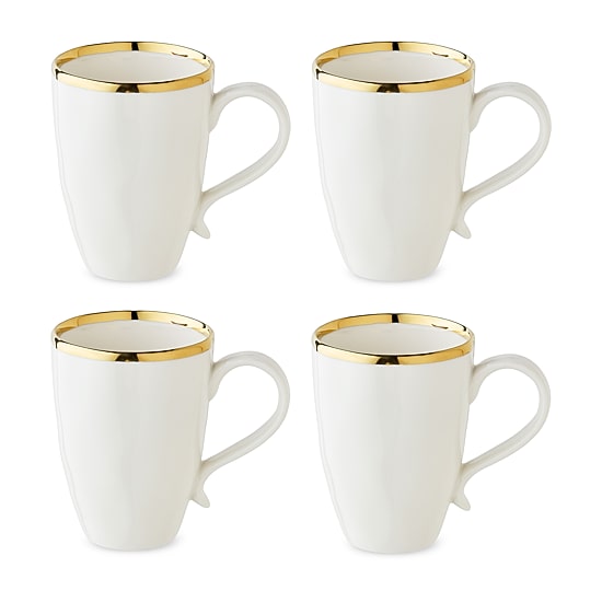 Certified International Regency Gold 4-pc. Coffee Mug