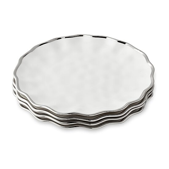 Certified International Regency Silver 4-pc. Porcelain Dinner Plate