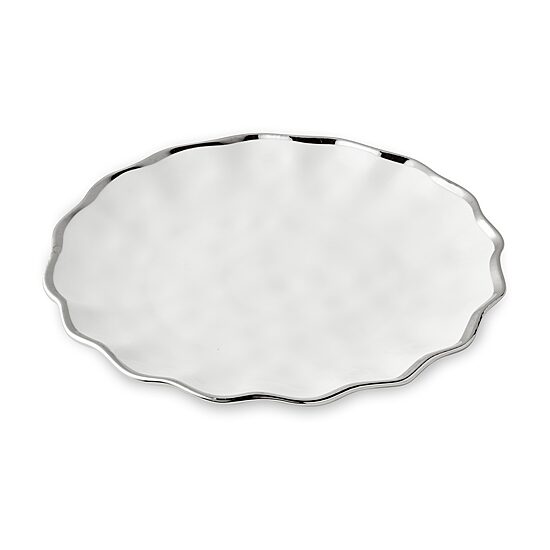 Certified International Regency Silver 4-pc. Porcelain Dinner Plate