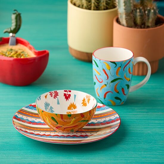 Certified International Caliente 6-pc. Coffee Mug