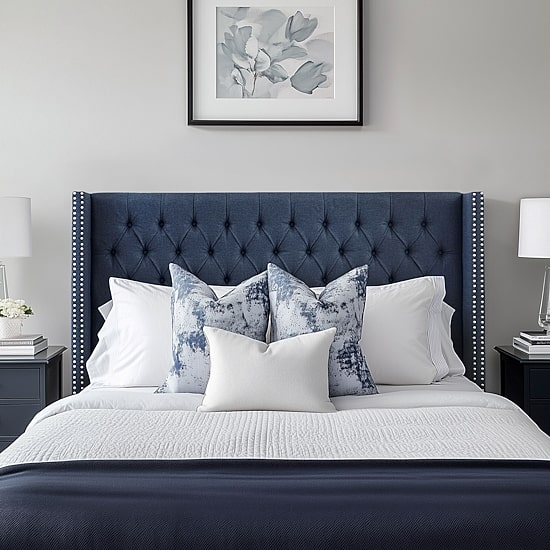 Madison Park Baldwin Queen Upholstered Tufted  Headboard