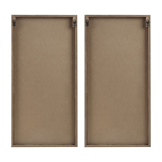 Madison Park Birch Palms Two-Tone Wood Panel 2-pc. Wall Art Set