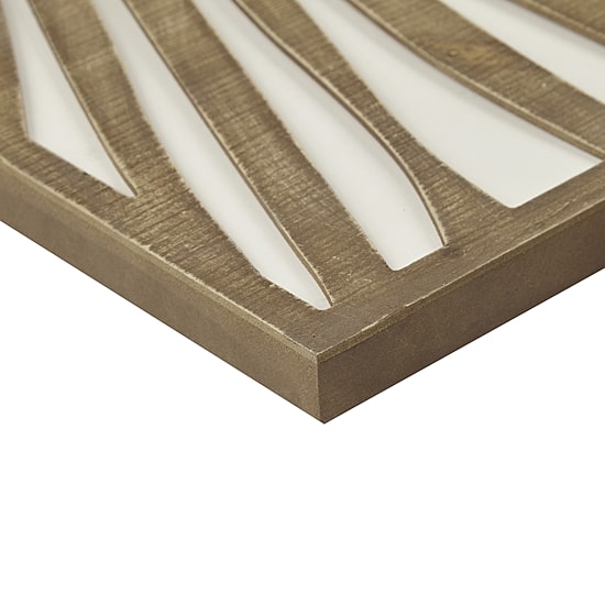 Madison Park Birch Palms Two-Tone Wood Panel 2-pc. Wall Art Set