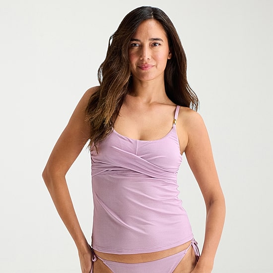 Mynah Womens LINED Tankini Swimsuit Top