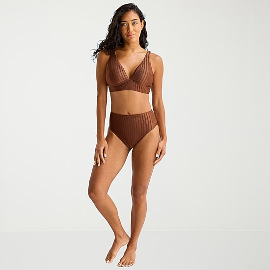Mynah Womens Adjustable Straps Bralette Bikini Swimsuit Top