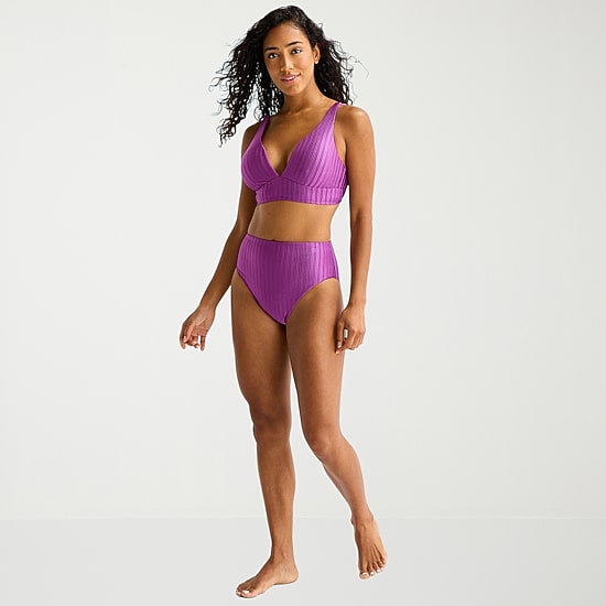 Mynah Womens Adjustable Straps Bralette Bikini Swimsuit Top