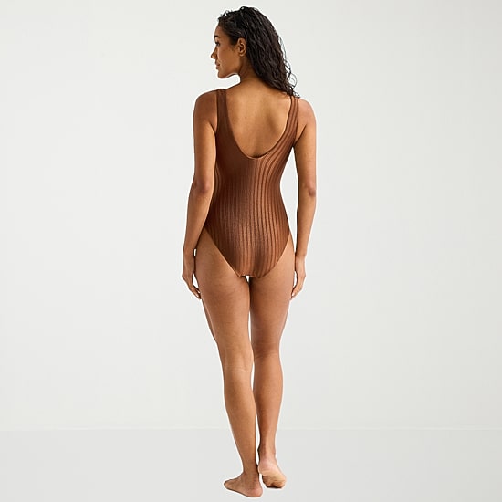 Mynah Womens Moderate Coverage One Piece Swimsuit