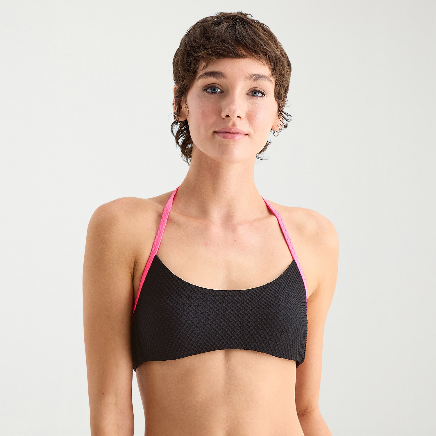Arizona Womens Juniors Bralette Bikini Swimsuit Top