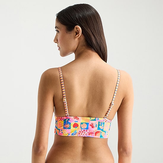Arizona Womens Juniors Midkini Swimsuit Top