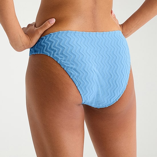 Arizona Womens Lined Textured Chevron Juniors Cheeky Hipster Bikini Swimsuit Bottom