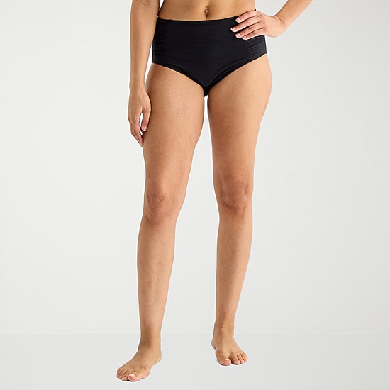 Sonnet Shores Womens Full Coverage High Waist Bikini Swimsuit Bottom