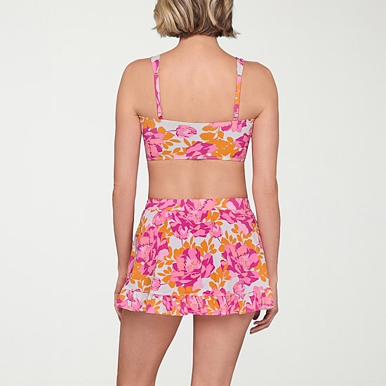 Liz Claiborne Womens Floral Midkini Swimsuit Top