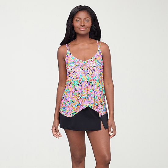 Sonnet Shores Womens Tankini Swimsuit Top