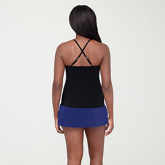 Sonnet Shores Womens Striped Tankini Swimsuit Top