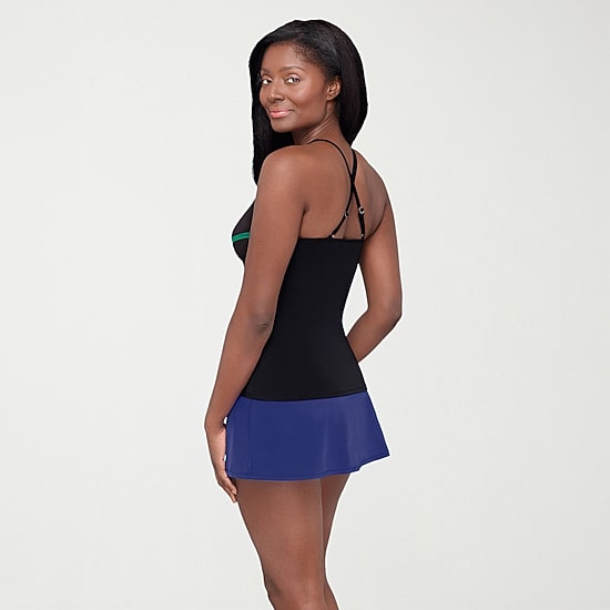 Sonnet Shores Womens Striped Tankini Swimsuit Top