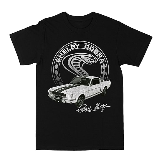 Novelty Shelby Cobra Mens Crew Neck Short Sleeve Regular Fit Graphic T-Shirt