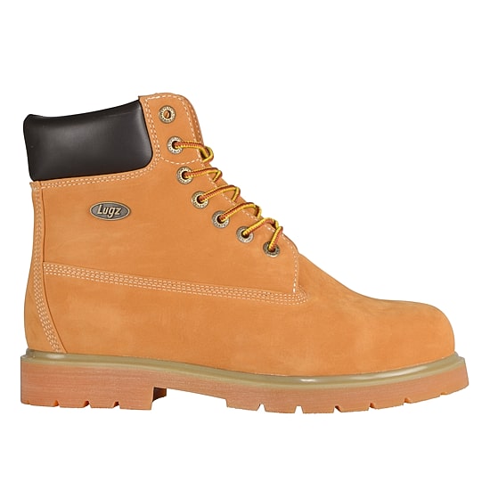 Lugz Mens Drifter 6 Steel Toe Water Resistant Slip Resistant Flat Heel Work Boots