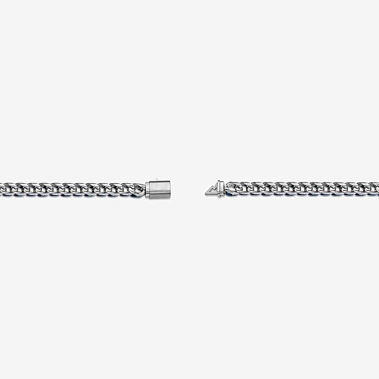 Mens Stainless Steel 9 Inch Solid Chain Bracelet