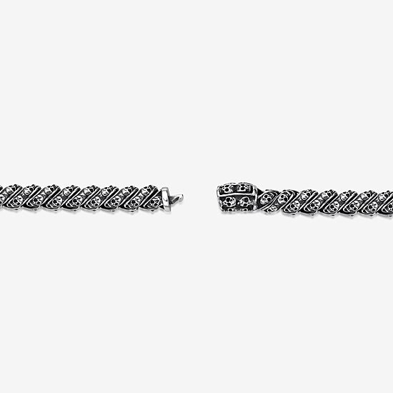 Mens Stainless Steel Cord Bracelet