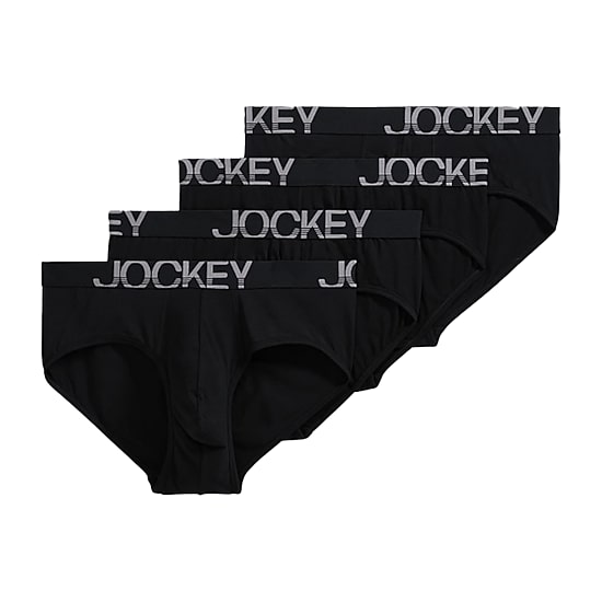 Jockey Active Stretch Mens 4 Pack Support Pouch Briefs 9129