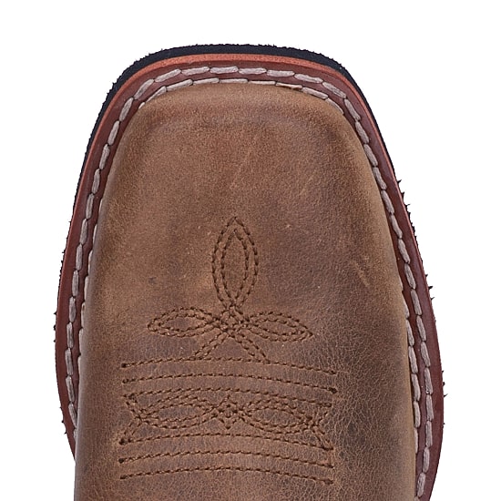 Dan Post Little & Big Kid Boys Rascal Stacked Heel Cowboy Boots