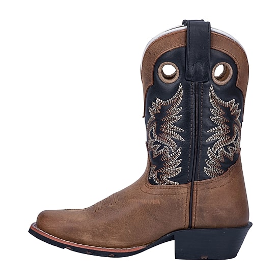 Dan Post Little & Big Kid Boys Rascal Stacked Heel Cowboy Boots