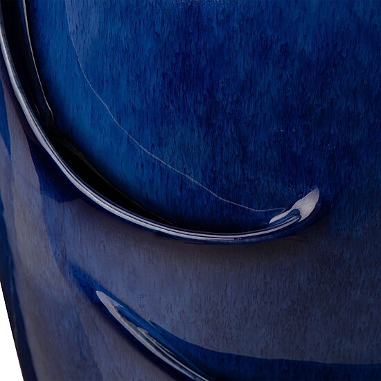 Glitzhome 20.5" Cobalt Blue Ceramic Outdoor Fountains