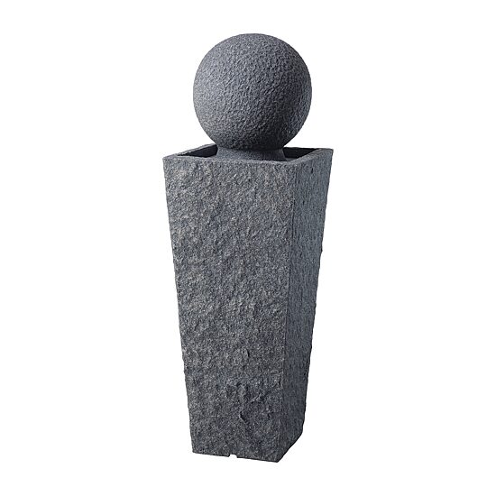 Glitzhome 40.25" Polyresin Sphere Outdoor Fountains