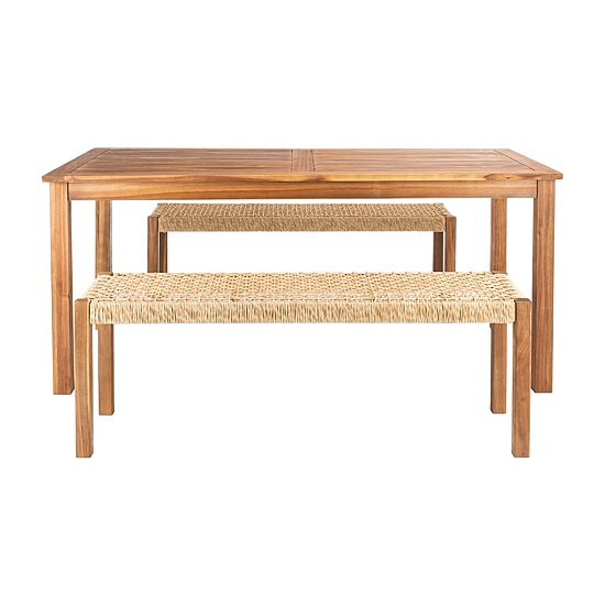 Safavieh Aquina 3-pc. Rectangular Dining Set