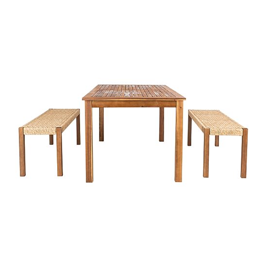 Safavieh Aquina 3-pc. Rectangular Dining Set