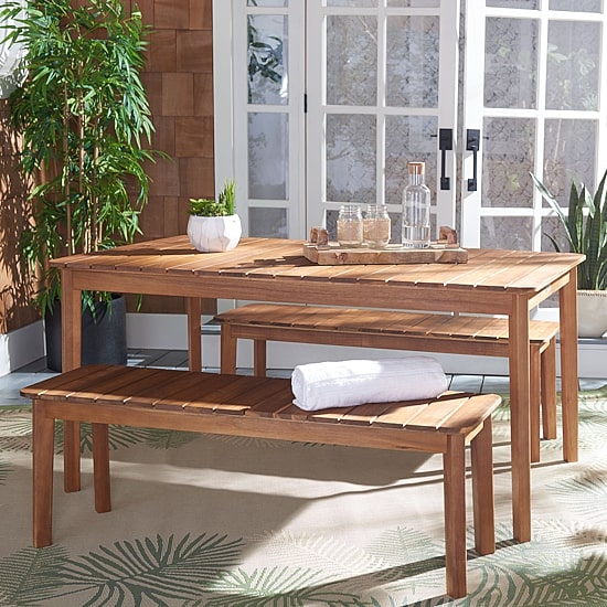 Safavieh Europa 3-pc. Rectangular Dining Set