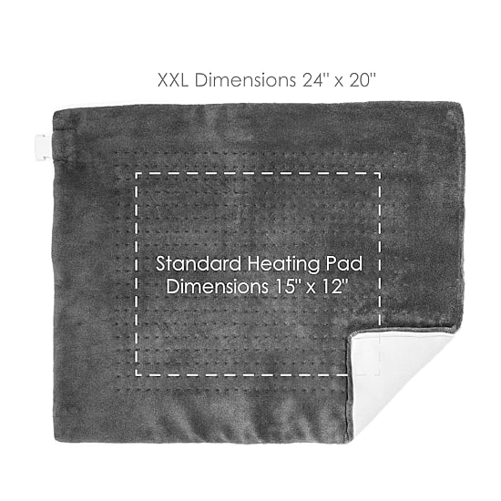 PureRelief XXL Ultra-Wide Microplush Heating Pad