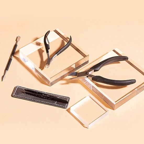 Japonesque Toenail Clipper & Cuticle Pusher Soft Touch Manicure Kit