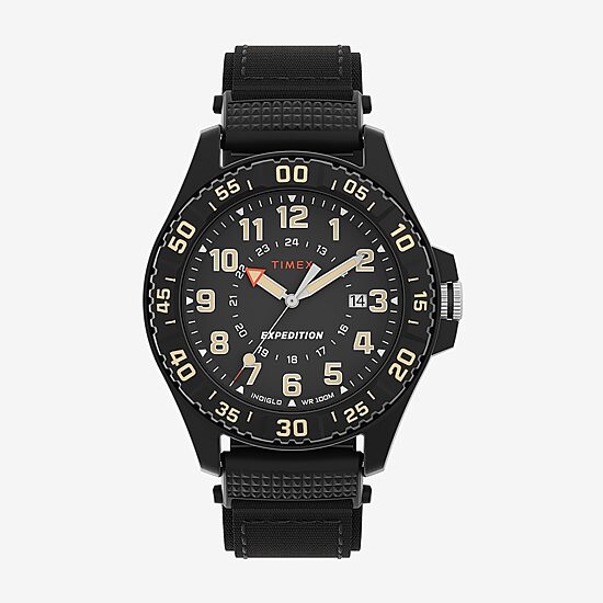 Timex Camper Mens Black Strap Watch Tw4b26300jt